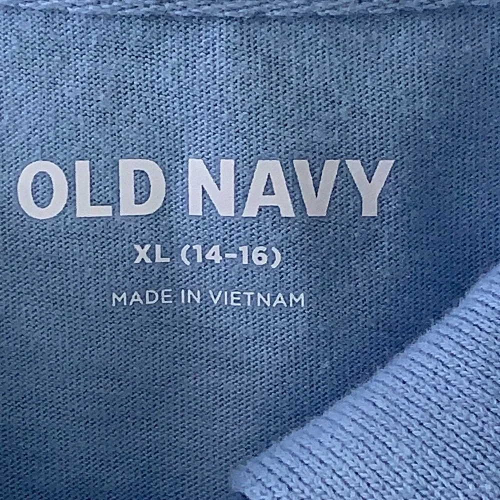 Old Navy Boys Size XL 14-16 Blue Gray School Uniform Jersey-Knit Polo Shirts NWT